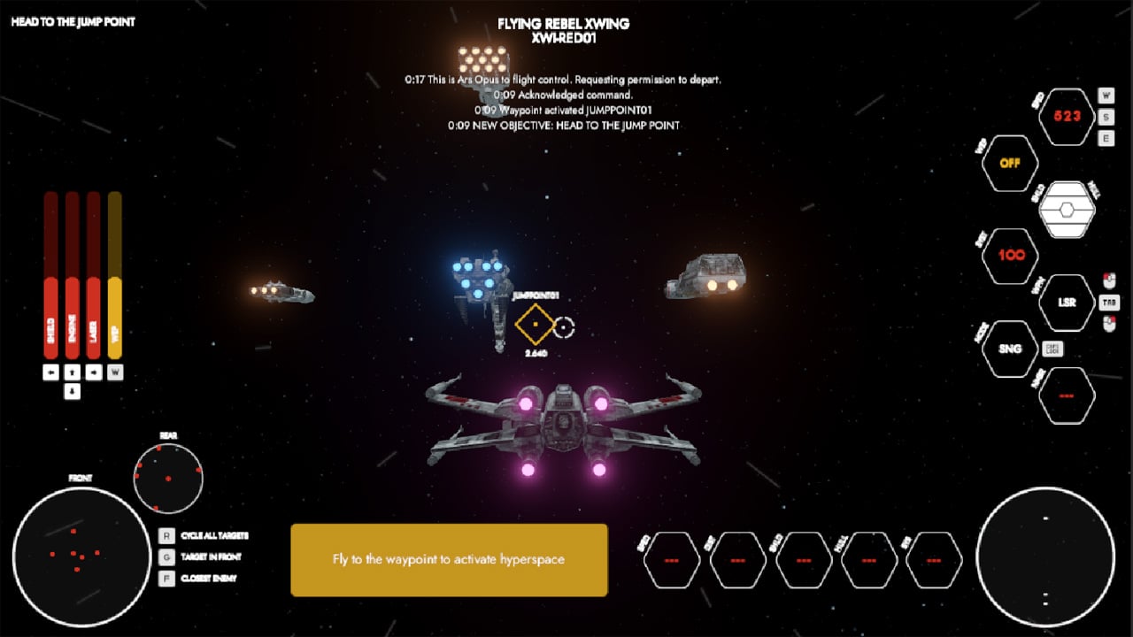 Star Wars: X-Wing gra Open Galaxy (Free Space Sim Game) v.8.3.8.9