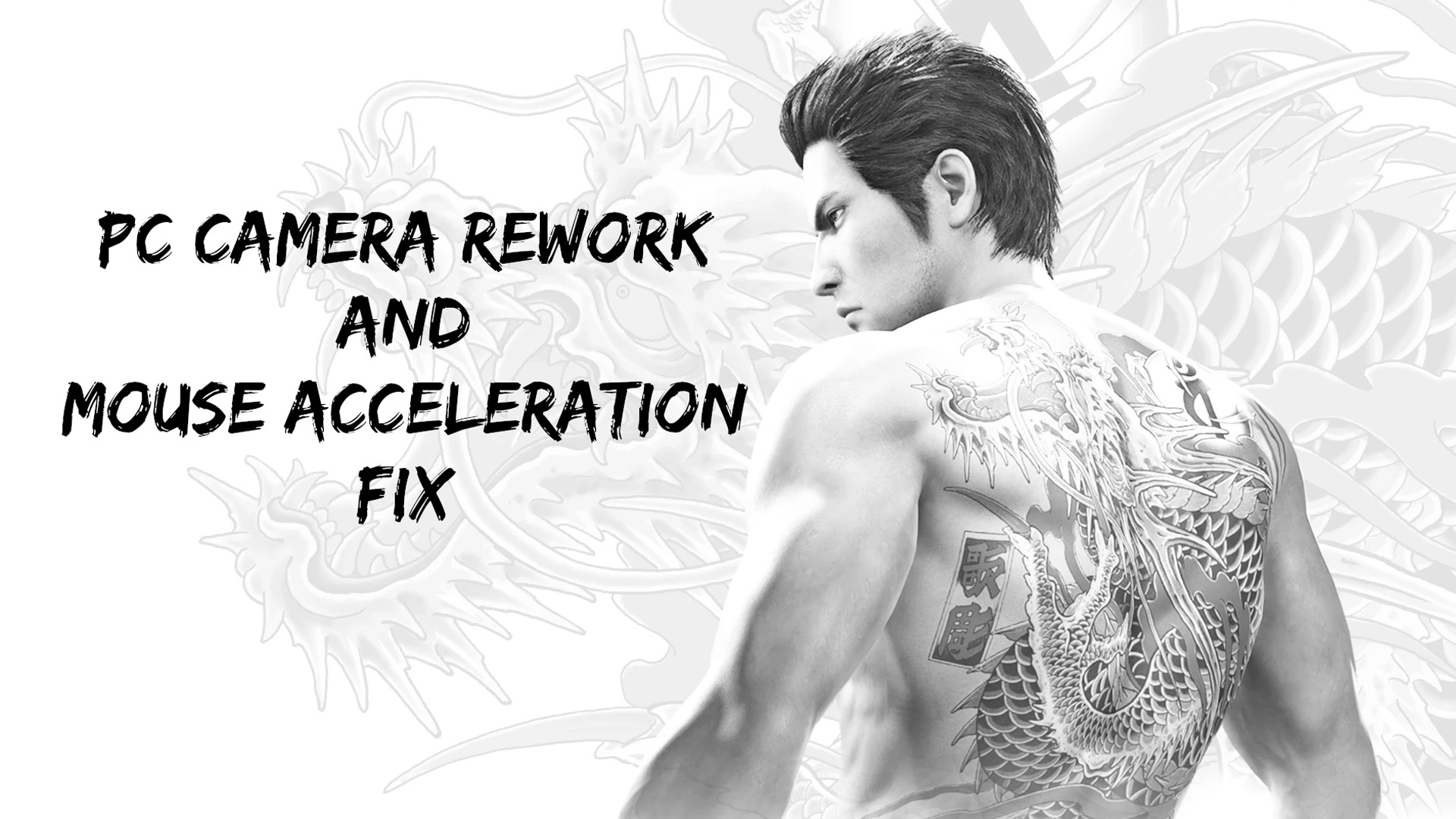 Yakuza Kiwami 2 mod Camera Rework and Mouse Acceleration Fix v.1.3