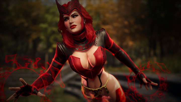 Marvel's Midnight Suns mod Scarlet Witch - The Seductive Crimson Sorceress and Sultry Goddess of Chaos Unleashed  v.1.0