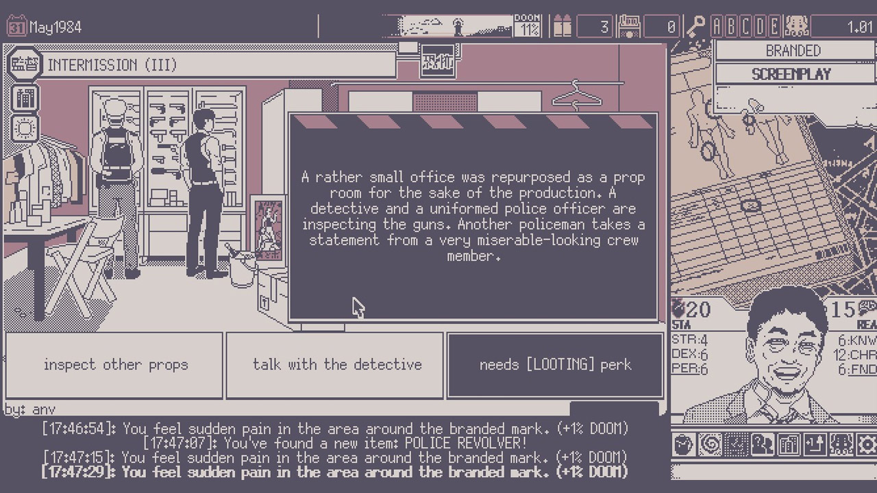 World of Horror mod Deranged Shiokawa: Amateur Acting of Action Auteur v.1.0.6