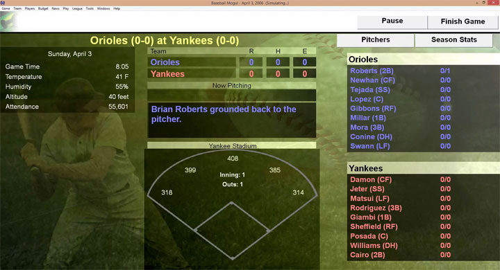 Baseball Mogul 2006 gra