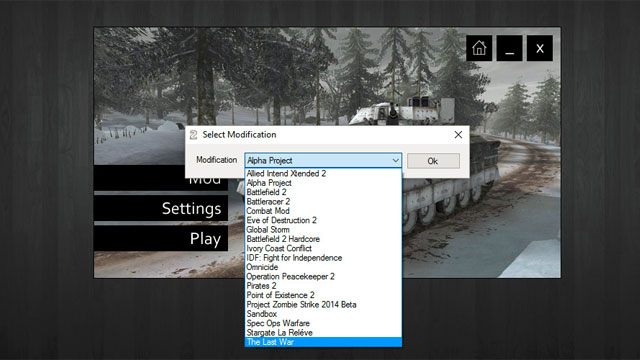 Battlefield 2 mod BF2ModLauncher v.0.2.2.1