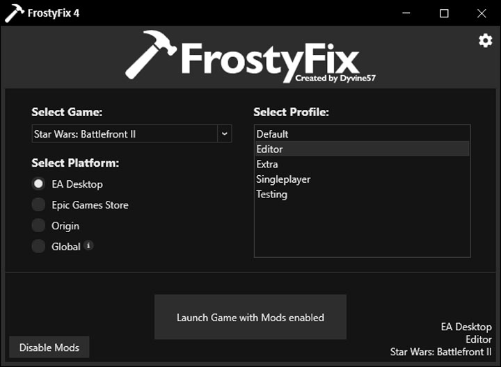 Star Wars: Battlefront II mod FrostyFix v.4.0.2