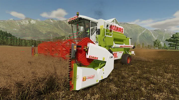 Farming Simulator 22 mod CLAAS DOMINATOR 108 SL (new tractor) v.1.0.0.1