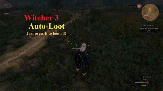 Wiedźmin 3: Dziki Gon mod AutoLoot v.1.49