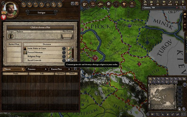 Crusader Kings II: Mroczne Wieki mod Sin's Genocide Mod v.16112018