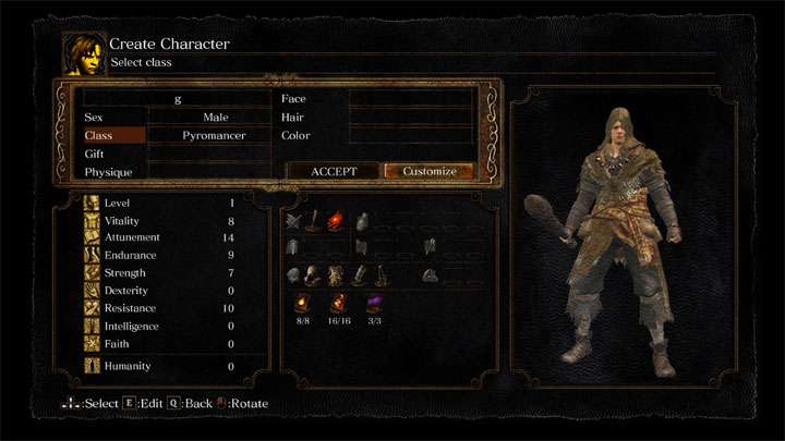 Dark Souls: Remastered mod Specialized Classes v.1.1r