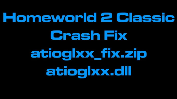 Homeworld 2 mod Homeworld 2 Classic Crash Fix v.8012018