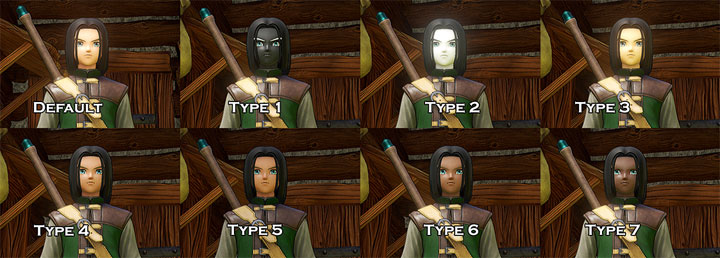 Dragon Quest XI: Echoes of an Elusive Age mod Hero Skin Tone Selector v.1