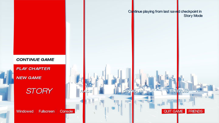 Mirror's Edge mod Windowed mode and Console