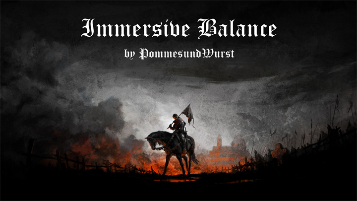 Kingdom Come: Deliverance mod Immersive Balance v.1.22