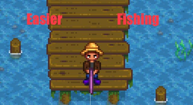 Stardew Valley mod Easier Fishing v.1.4