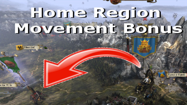 Total War: Warhammer mod Home Region Movement Bonus v.8062016