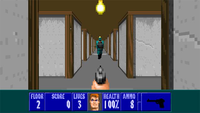 Wolfenstein 3D mod Coffee Break Episode 1: Castle Hasselhoff