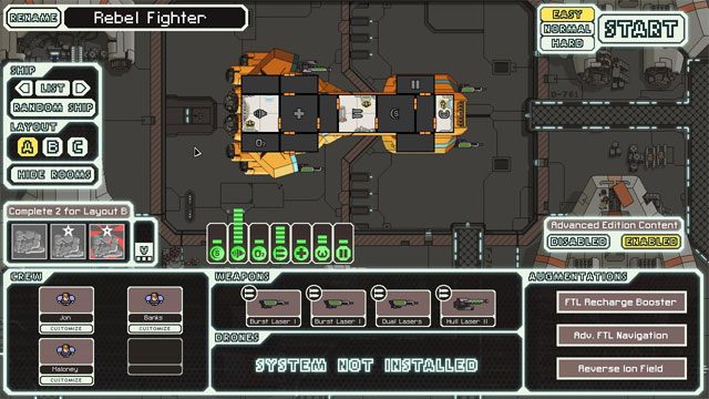 FTL: Faster Than Light mod The Rebel Fleet v.3