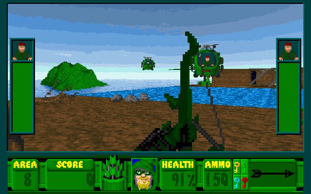 Wolfenstein 3D mod Green Arrow v.1.01