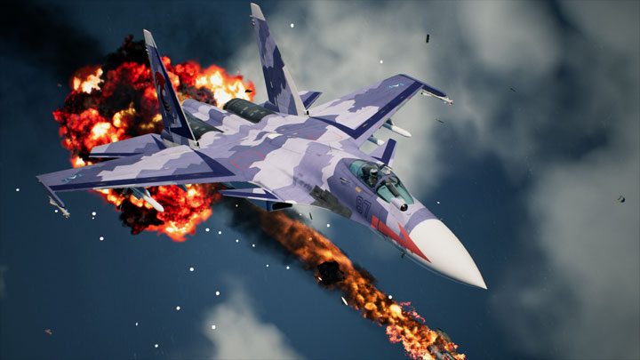 Ace Combat 7: Skies Unknown mod Su-37 Classic Scarface: Silver Edition  v.6092019