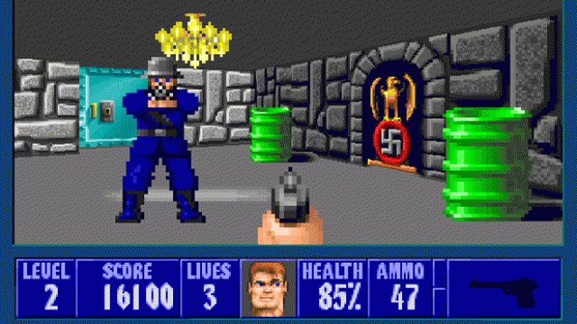 Wolfenstein 3D mod Gerolf's SS