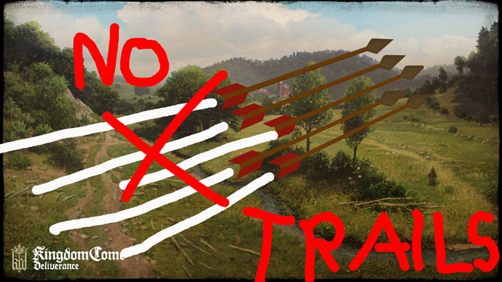 Kingdom Come: Deliverance mod Remove Those Stupid Trails v.0.5