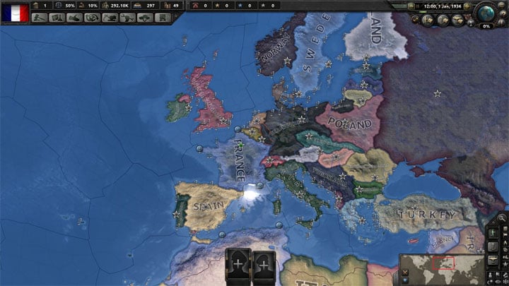 Hearts of Iron IV mod Clear Water v.26072018