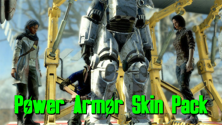Fallout 4 Game Mod Pask Power Armor Skin Pack V10