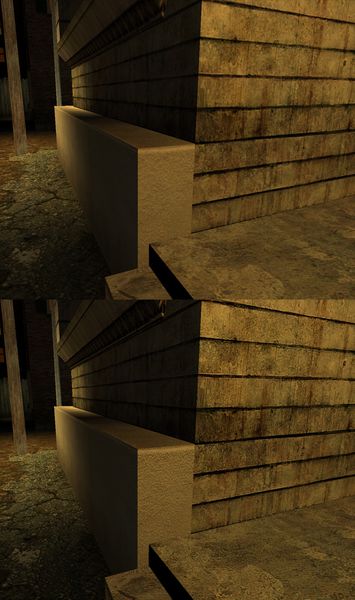 Vanilla on top, modded version on the bottom. - 2019-11-30