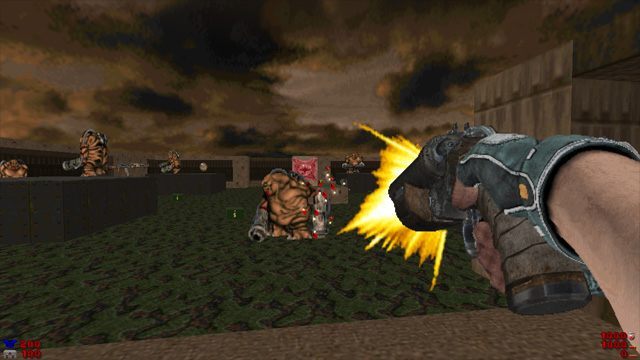 Doom (1993) mod Rage's Weapons Rip v.1.0