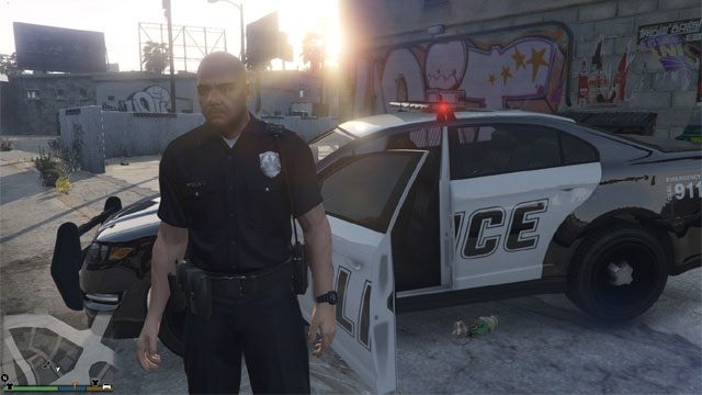 Grand Theft Auto V mod Police Mod v.1.0b