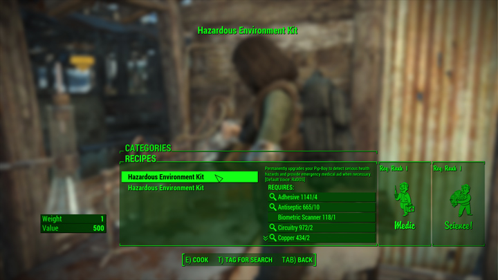 Fallout 4 mod HEK - Hazardous Environment Kit - Half-Life Style Warnings v.1.1