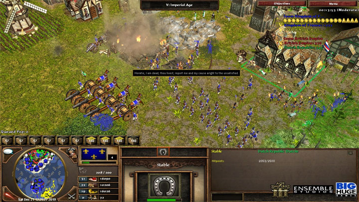 Age of Empires III: The Asian Dynasties mod French Commerce Raiding v.21122019