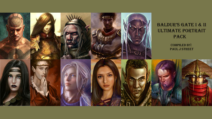 Baldur's Gate II: Cienie Amn mod Ultimate Portrait Pack