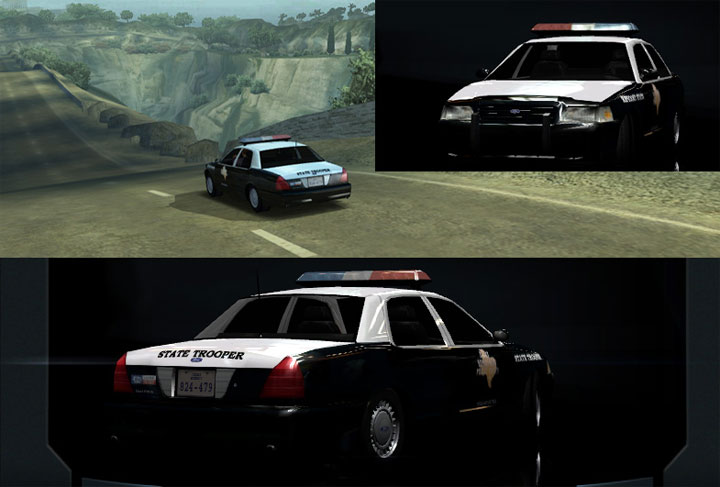 Need for Speed: Hot Pursuit 2 mod Texas Highway Patrol Ford Crown Victoria v.14052019