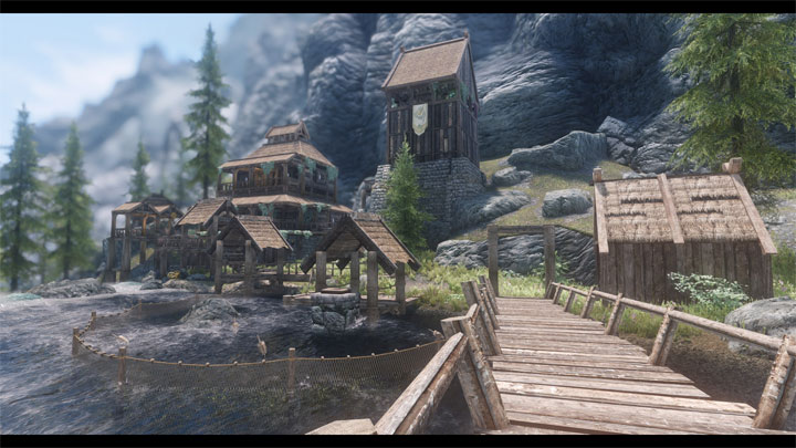 The Elder Scrolls V: Skyrim Special Edition mod JK's Riverfall Cottage v,1,0.0