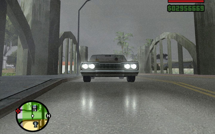 Grand Theft Auto: San Andreas mod San Andreas Road Reflections Fix v.1.0.1