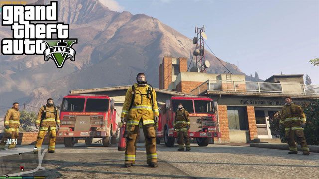 Grand Theft Auto V mod Firefighter Mod v.1.0