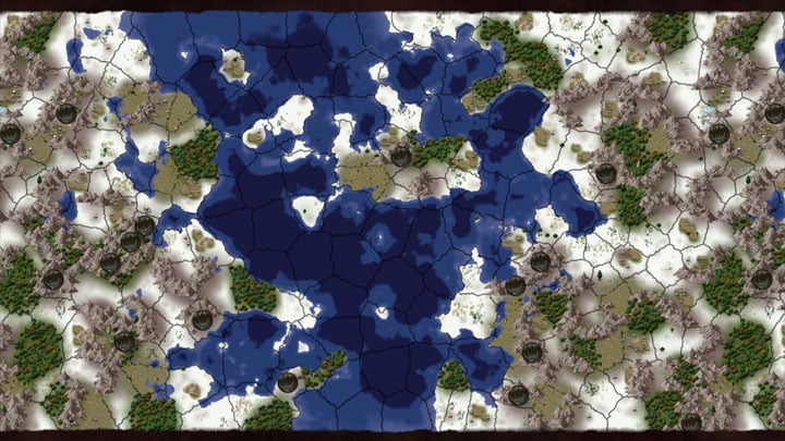 Dominions 4: Thrones of Ascension mod Winter Wonderland Map v.1.6