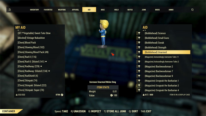 Fallout 76 mod Lyravega's Item Sorting v.1.0.1