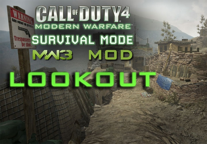 Call of Duty 4: Modern Warfare mod Survival MW3 Mod Lookout Map v.2