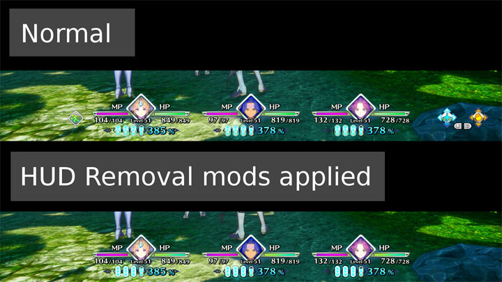 Trials of Mana mod HUD Removal Mods v.0.1