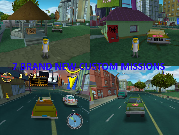 The Simpsons: Hit & Run mod Moe the Vigilante v.2.0.0