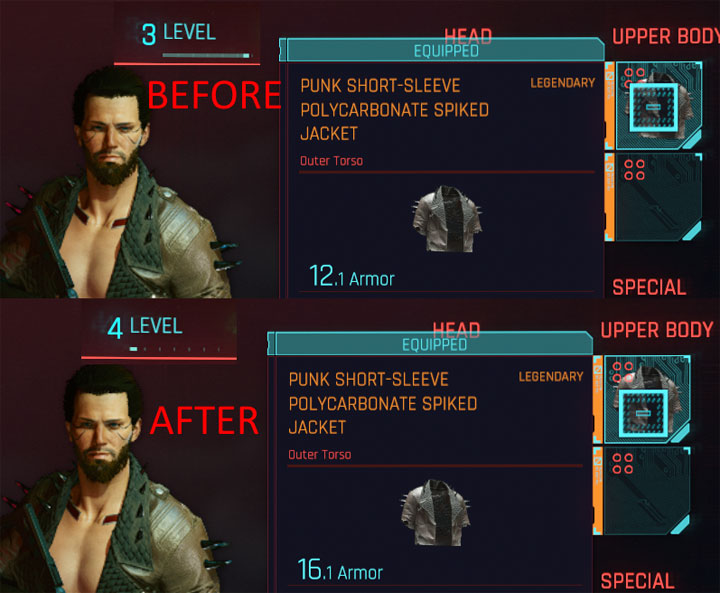 Cyberpunk 2077 mod Auto Scaling Weapons and Armor v.1.2.1