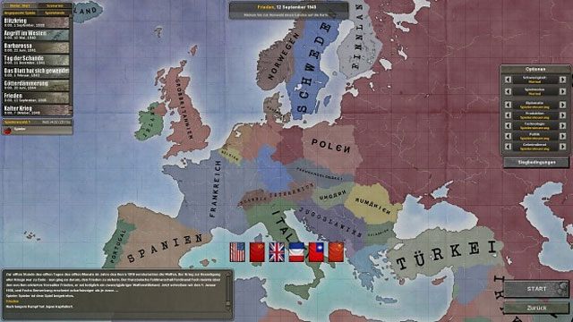 Hearts of Iron III: Their Finest Hour mod Weserubung v.0.1.1