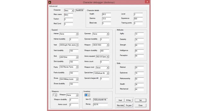 Jagged Alliance: Back in Action mod sbobovyc's JABiA mods/tools