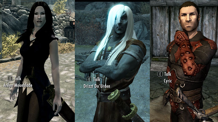 The Elder Scrolls V: Skyrim mod Forgotten Realms Heroes and Companions v.1.5