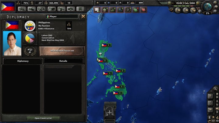 Hearts of Iron IV mod Millenium Dawn: The Philippines v.1.3