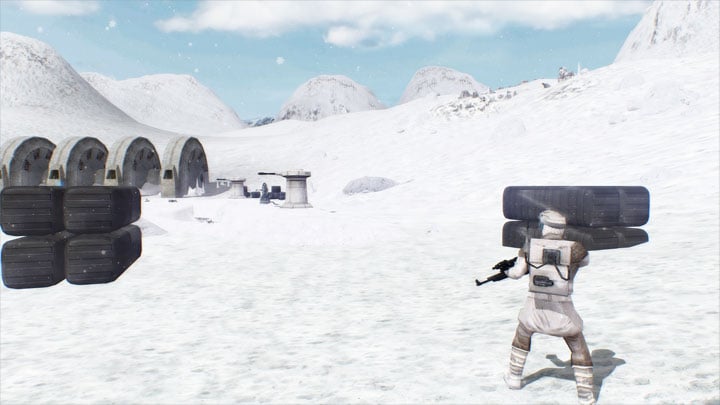 Star Wars: Battlefront II mod Realistic Hoth v.beta