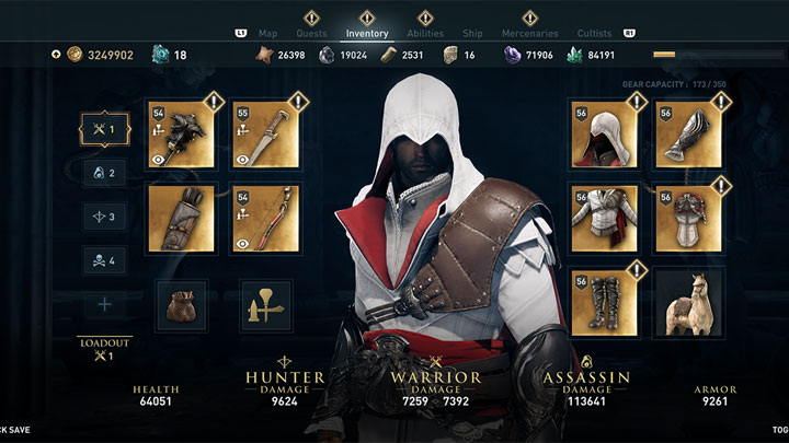 Assassin's Creed: Odyssey mod Ezio's Roman Set - Trainer  v.1.0c