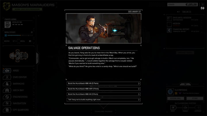 BattleTech mod Salvage Operations v.1.2.3