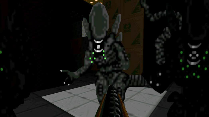 Doom II: Hell on Earth mod Starship Konrad [Aliens themed WAD] v.1.0