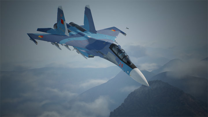 Ace Combat 7: Skies Unknown mod YAF Su-30SM Dark Blue Camo v.30122019